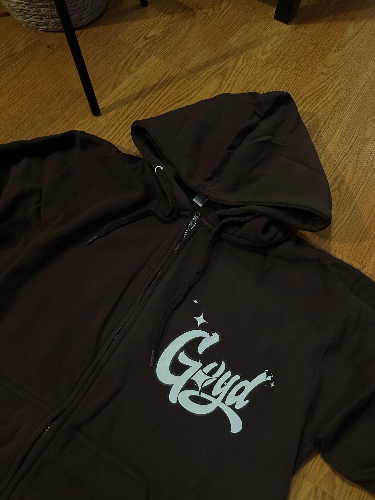 Brown MOB Zip Up
